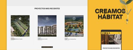 Diseño y desarrollo web para el portafolio de proyectos de Emeká